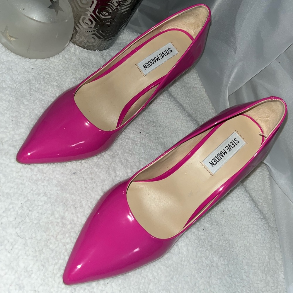 Pretty in pink 💕 Steve Madden Pink Pumps 💕 - Picture 5 of 8